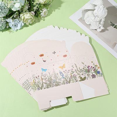 12Pcs Folding Paper Gift Boxes CON-WH20001-18A-1
