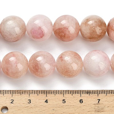 Natural Pink Morganite Beads Strands G-H335-B01-16mm-1