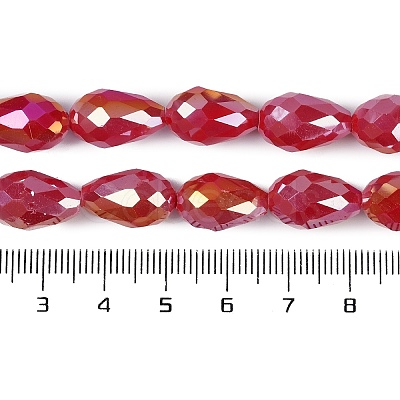 Opaque Solid Color Electroplate Glass Beads Strands LS-EGLA-N013-P4mm-B07-1