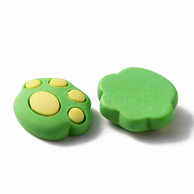 Opaque Resin Cabochons RESI-WH0035-17C-1