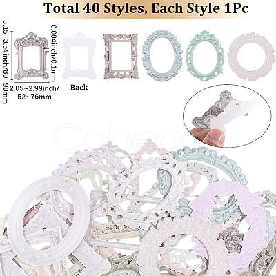 4 Sets 4 Styles Cassia Paper AJEW-SP0002-54-1