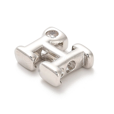 Rack Plating Brass Cubic Zirconia Beads KK-L210-008P-H-1