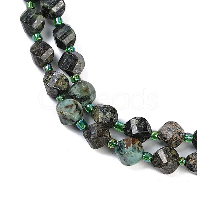 Natural African Turquoise(Jasper) Beads Strands G-L579-05A-1