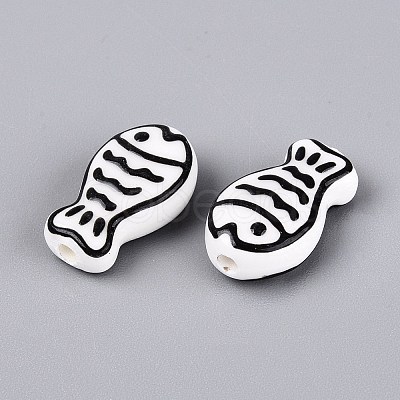 Handmade Porcelain Ceramic Beads PORC-Q005-05A-1