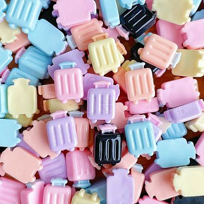 Opaque Resin Cabochons CRES-M037-05D-1