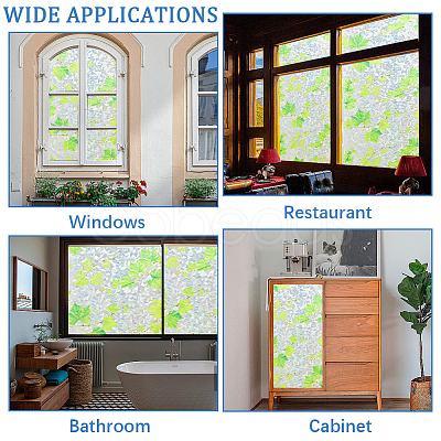 Waterproof PVC Electrostatic Wall Stickers STIC-WH20002-40-1