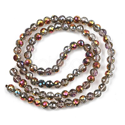 Electroplate Transparent Glass Beads EGLA-B013-02A-HP11-1