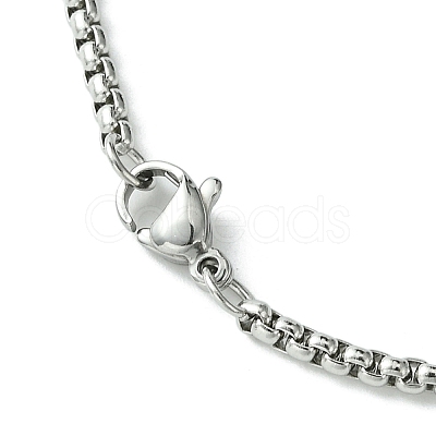 Stainless Steel Pendant Necklaces NJEW-L117-03B-P-1