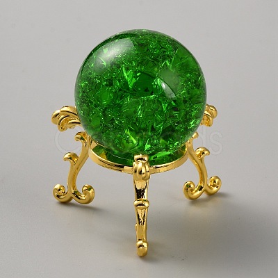 Glass Crystal Balls DJEW-WH0034-97G-01-1