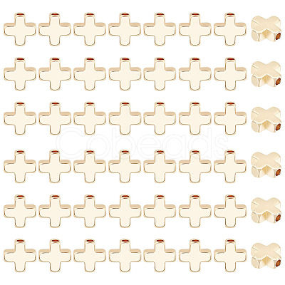 60Pcs Brass Beads KK-BC0015-38-1