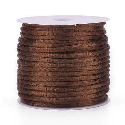 30M Nylon Satin Rattail Cords NWIR-YW0001-04-19-1