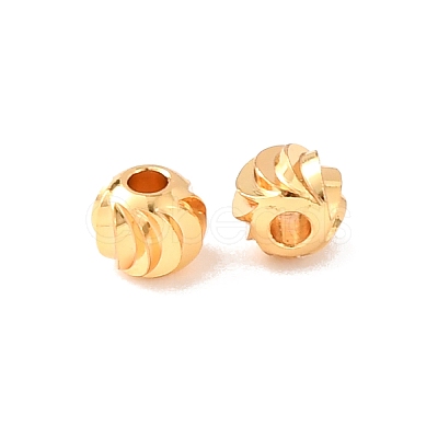 Brass Beads KK-C157-02B-G-1