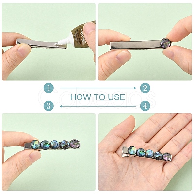 20Pcs 2 Styles Natural Paua Shell Cabochons SHEL-YW0001-09-1