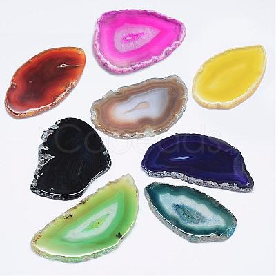 Natural Agate Pendants G-F428-A-1