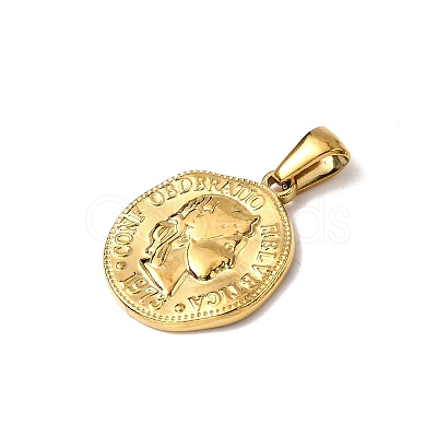 304 Stainless Steel Pendants STAS-B094-01G-G-1