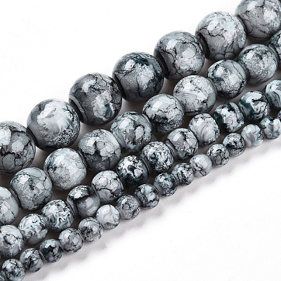 Baking Paint Glass Beads X1-DGLA-N003-6mm-A06-1