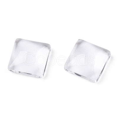 Transparent Glass Cabochons GGLA-WH0034-07-1