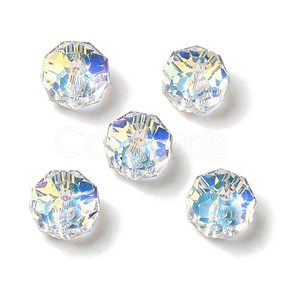 Transparent K9 Glass Beads GLAA-E048-02A-1