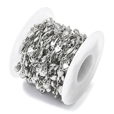 304 Stainless Steel Bar Link Chains CHS-G043-07B-P-1