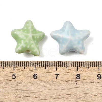 Handmade Porcelain Beads LS-PORC-D026-02B-1