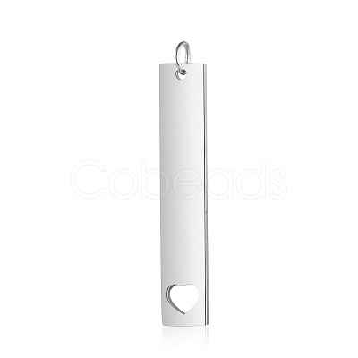 Anti-Tarnish 304 Stainless Steel Pendants STAS-I311-13P-1