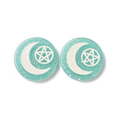 Resin Cabochons RESI-G055-02G-1