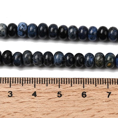 Natural Dumortierite Beads Strands G-A280-A09-01-1
