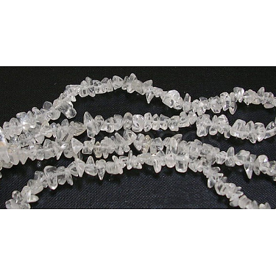 Natural Quartz Crystal Chips Beads Strands X-F019-1