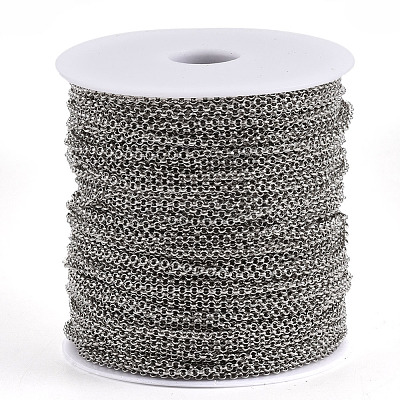 Soldered Brass Coated Iron Rolo Chains CH-S125-08A-P-1