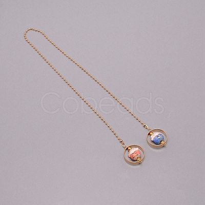 Stainless Steel Pendant Decorations HJEW-WH0028-59-1
