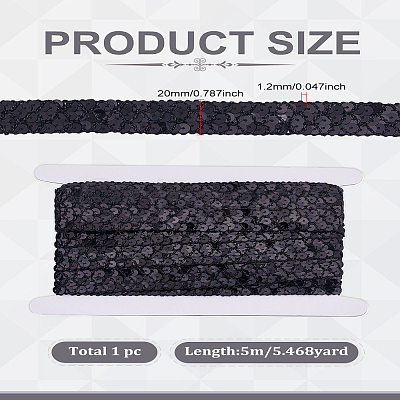 5M Plastic Paillette Beads OCOR-LP0001-22C-1
