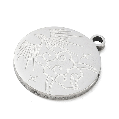 201 Stainless Steel Pendants SA-CBA3D3A-05P-27-1