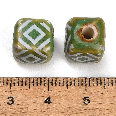 Vintage Handmade Porcelain Beads PR-CBAB520-18C-1