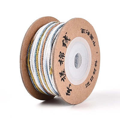 30M Segment Dyed Macrame Cotton Cord OCOR-T018-01A-1