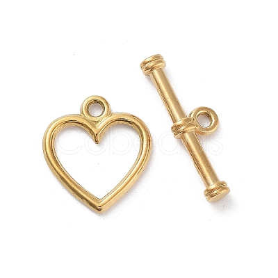 Ion Plating(IP) 304 Stainless Steel Toggle Clasps STAS-A092-08B-G-1