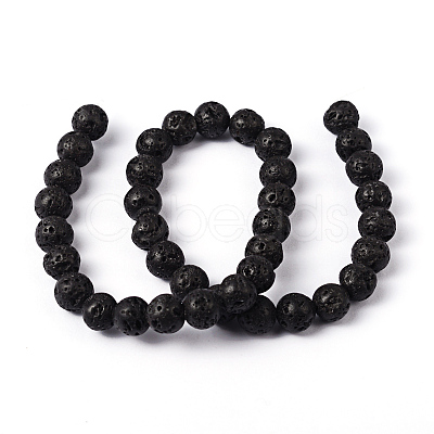 Natural Lava Rock Beads Strands X-g434-9-1