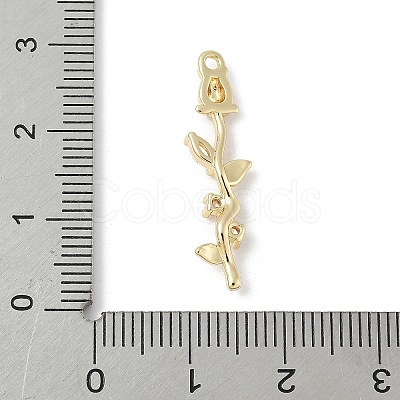 Brass Micro Pave Cubic Zirconia Pendants KK-M326-13C-G-1