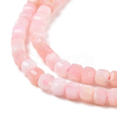 Natural Pink Opal Beads Strands G-C009-B18-1