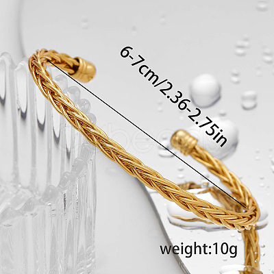 Brass Cuff Bangles LS-BG0836-4-1