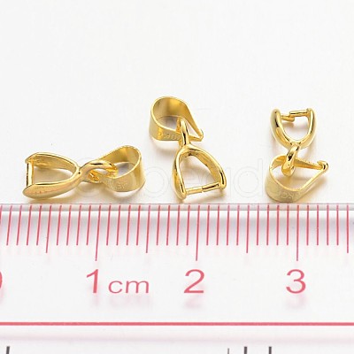 Brass Ice Pick Pinch Bails X-IFIN-KK08-G-1