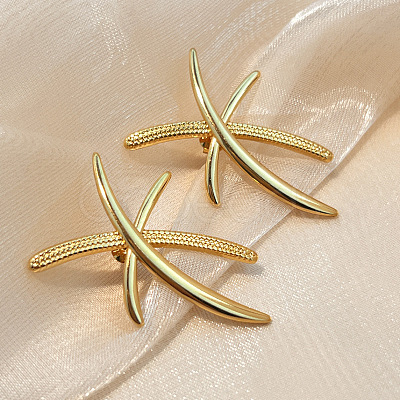 304 Stainless Steel Stud Earrings EJEW-B122-04G-1