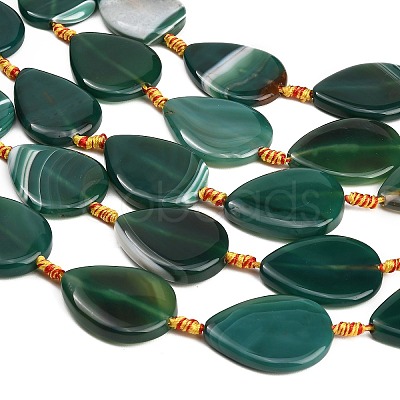 Natural Banded Agate/Striped Agate Beads Strands GG-CBAE0EB-01A-01-1