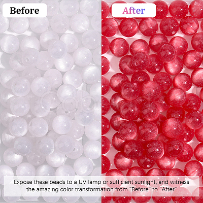Transparent Resin UV Reactive Beads RESI-PA0001-39B-02-1