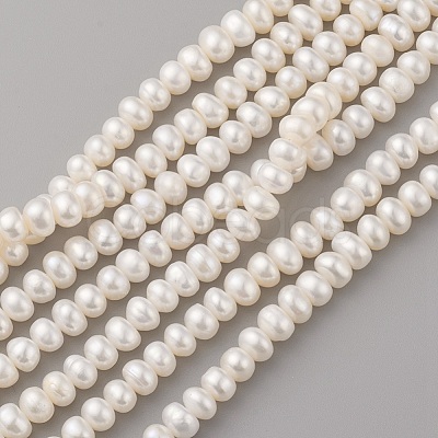 Natural Cultured Freshwater Pearl Beads Strands PEAR-G007-21-1