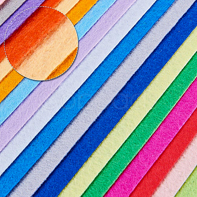Square Non Woven Fabric Embroidery Needle Felt for DIY Crafts DIY-BC0003-02-1