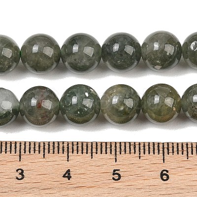 Natural Green Rutilated Quartz Beads Strands GG-CBAC4F6-B01-8mm-C-1