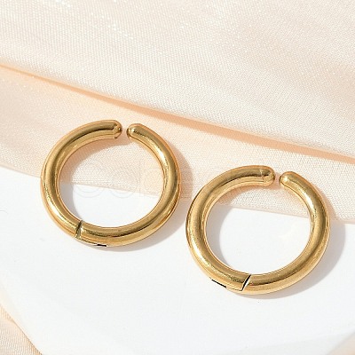 201 Stainless Steel Cuff Earring EJEW-C131-01C-G-1