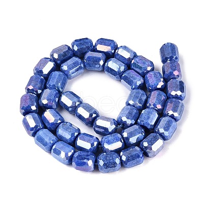 Anti-Tarnish Electroplate Glass Beads Strands EGLA-N027-03A-17-1