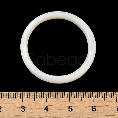 Natural White Shell Linking Ring SSHEL-M022-06C-1