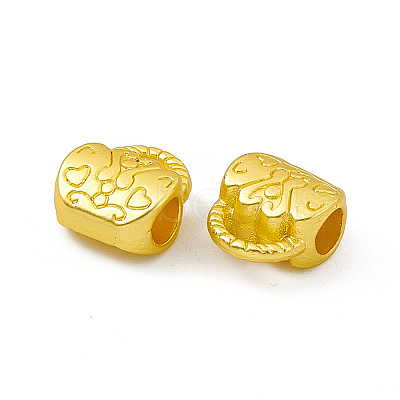 Rack Plating Alloy European Beads FIND-G045-16MG-1